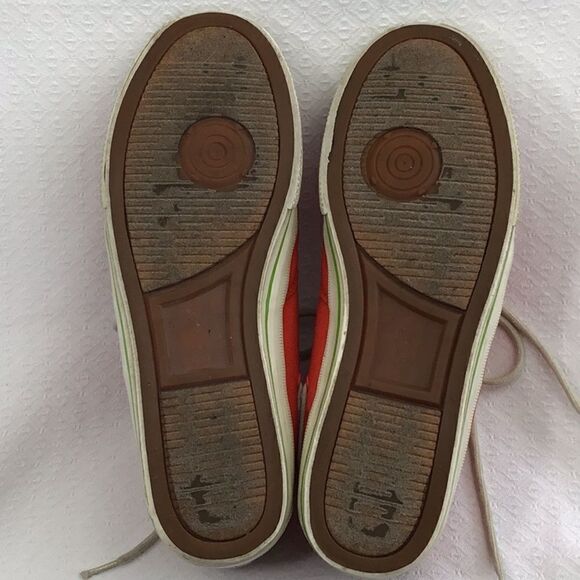 Polo Ralph Lauren Red Lace Up Deck Boat Shoes - Picture 7 of 12